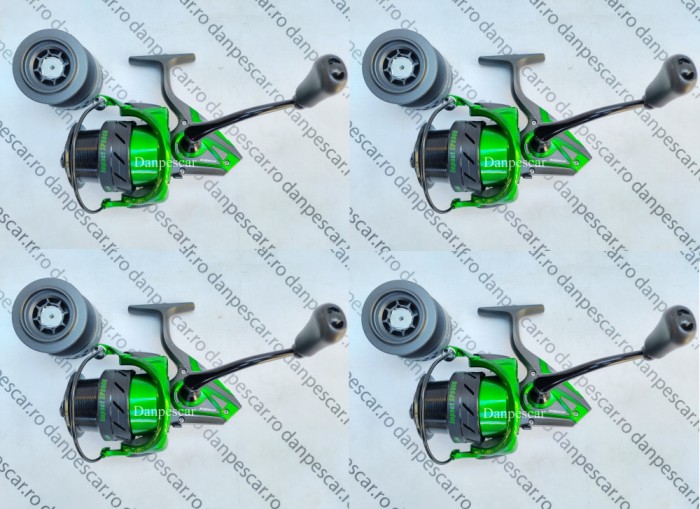 SET 4 Mulinete Feeder Robinhan IMPACT SP6000 tambur long cast 10 rulmenti