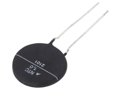 Termistor NTC 1&amp;Omega; THT 7.5mm 6.7W foto