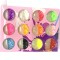 Set 12 paiete decorative pentru unghii, rotunde