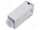 Timer 1&divide;10s 4PDT AUTONICS, releu 250VAC/3A, 24VDC/3A, soclu 24VDC
