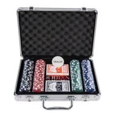 Joc poker, 200 jetoane, cu servieta, FOXMAG24