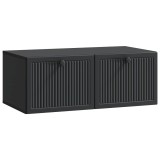 vidaXL Oglindă TV montată pe perete Pe perete Negru 78,5 x 41 x 30 cm 898006