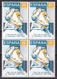 Spania 1988 - 400 de ani de la moartea Pr. Luis de Granada, Bloc de 4, MNH