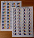 Cumpara ieftin RO 2006 LP 1748 ,&quot;Romania si Bulgarie in UE &quot; coli complete de 36 marci , MNH, Nestampilat