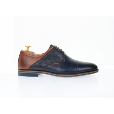 Pantofi barbati casual - eleganti, din piele naturala - SIR156BLM foto
