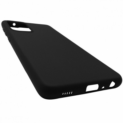 Husa silicon TPU slim Atlas Mat neagra pentru Samsung Galaxy A72 / A72 5G foto