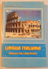 LIMBA ITALIANA, MANUAL DE INITIERE, LINGUA ITALIANA, MANUALE PER I PRINCIPIANTI de CONSTANTIN MARCUSAN foto