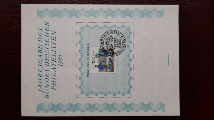 1991-Cadou de ziua marcii 91-Bl.13 numerotat 090900 RAR