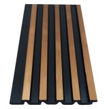 Riflaj decorativ tip panou, polimer dur, Wood Class RS1054, cupru, 2700 x 126.5 x 12 mm