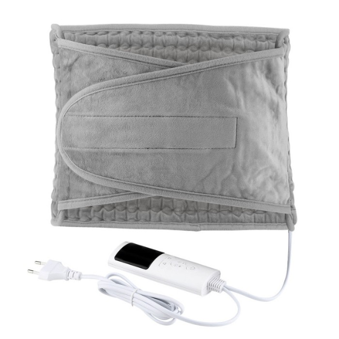 Brau electric, Harmony, gri, 125 cm x 30 cm, ideal pentru acoperire extinsa, timer Integrat, designul compact