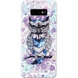 Husa silicon personalizata pentru Samsung Galaxy S10 Lite, Abstract Owl