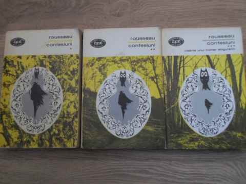 CONFESIUNI VOL.1-3-JEAN JACQUES ROUSSEAU