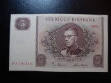 SUEDIA 5 KRONOR 1960 EXCELENTA