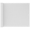 VidaXL Paravan de balcon, alb, 75 x 500 cm, HDPE