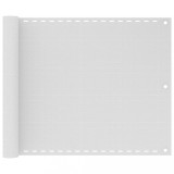vidaXL Paravan de balcon, alb, 75x300 cm, HDPE