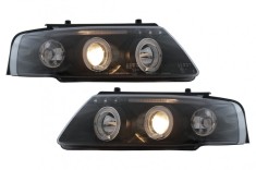 Faruri Angel Eyes VW Passat B5 3B (11.1996-08.2000) Negru Performance AutoTuning