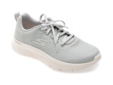 Pantofi sport SKECHERS gri, GO WALK FLEX, din material textil