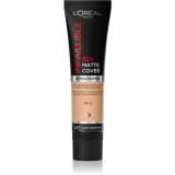 L&rsquo;Or&eacute;al Paris Infallible 32H Matte Cover machiaj matifiant de lungă durată SPF 25 culoare 145 (Warm Undertone) 30 ml