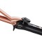 Ondulator de par Zilan ZLN9525 cu clips, Negru/Roz, diametru 19mm, Putere 30W