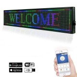 Reclama luminoasa LED SMD RGB 100x20 cm, text, imagini, animatii, USB si WiFi, ProCart