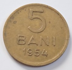 Romania, 5 Bani 1954