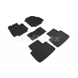 Covorase Cauciuc Premium Stil Tavita Toyota RAV4 IV (XA50) 2018-2023, Negru, Fara Miros, Bordura 3cm