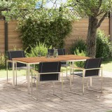 Cumpara ieftin Set de masă pentru grădină 5 pcs Lemn Solid de Acacia