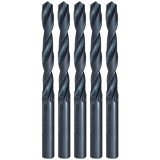 Makita D-38766 - Set burghie metal HSS-R 11 mm tija cilindrica 5 bucati