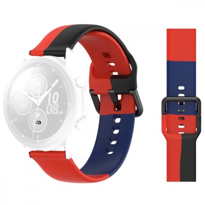 Curea silicon, compatibila Huawei Watch Fit 3, adaptor inclus, telescoape Quick Release, RBB Trio foto