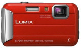 Aparat Foto Digital Panasonic DMC-FT30EP-R, 16.1 MP, 1/2.3inch CCD, Filmare HD, Zoom Optic 4x (Rosu)