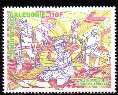 NOUA CALEDONIE 2015, Cultura cartofului dulce, serie neuzată, MNH foto