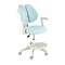 Scaun birou ergonomic pentru copii HM Panco, ajustabil pe inaltime si adancime, mesh, suport pentru picioare, 70 kg, bleu
