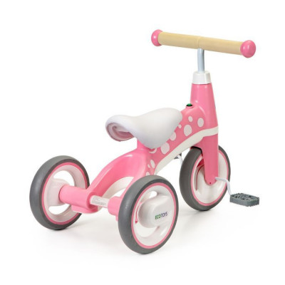 Tricicleta cu pedale ecotoys,Roz foto