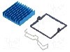 Radiator extrudat, aluminiu, 31mm x 31mm, albastra, Advanced Thermal Solutions - ATS-X53310B-C1-R0