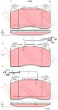 Set placute frana,frana disc ALFA ROMEO GT (937) (2003 - 2010) TRW GDB1603