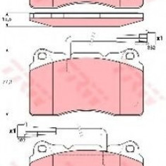 Set placute frana,frana disc ALFA ROMEO GT (937) (2003 - 2010) TRW GDB1603