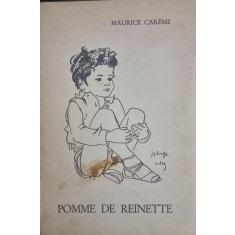Pomme de reinette - Maurice Careme (cu dedicatia autorului pentru a III-a si ultima sotie alui Radu Beligan, Marica Pop)