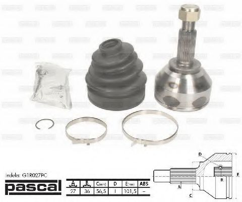 Kit cap planetara RENAULT TRAFIC II caroserie (FL) (2001 - 2014) PASCAL G1R027PC