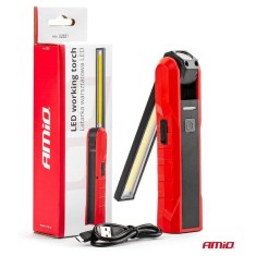 Lanterna de lucru LED cu acumulator Amio 450LM