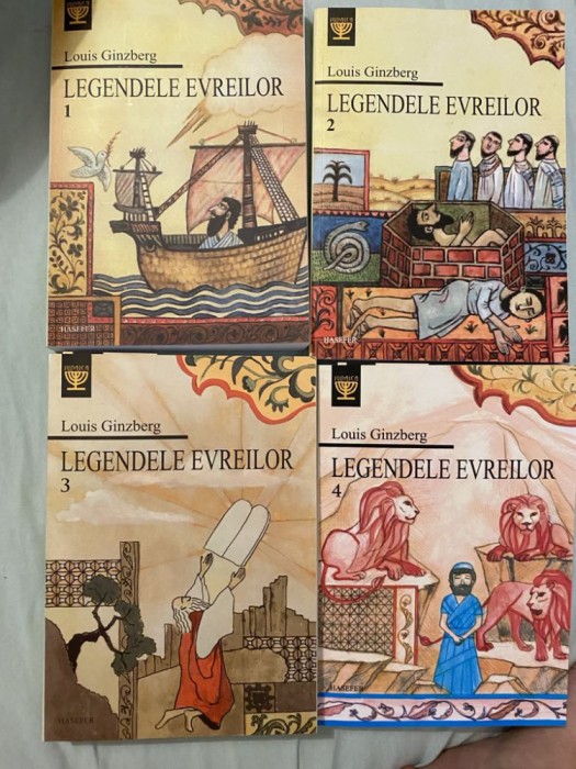 Legendele evreilor Louis Ginzberg, 4 vol., Ed. Hasefer