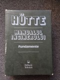 Hutte Manualul Inginerului - Fundamente (Editura Tehnica, 1995, 1513 pagini) - Mecanica