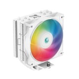 Cooler procesor Deepcool AG400 alb iluminare aRGB, Compatibil Intel/AMD