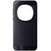 Husa tip capac spate Carbon silicon neagra pentru Honor Magic7 Pro