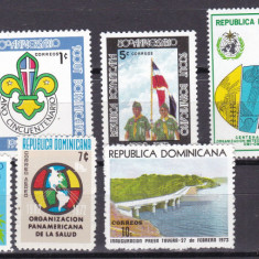 Dominicana 1973 lot de timbre serii complete MNH