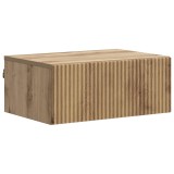 vidaXL Dulap de noapte suspendat Stejar Artizanal 49 x 34,5 x 20 cm 898463