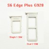 Suport SIM Samsung Galaxy S6 Edge Plus Dual G928 Negru Original