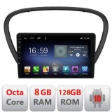 Navigatie Peugeot 607 Android radio gps internet Octa Core 8+128 LTE Kit-607+EDT-E609 CarStore Technology
