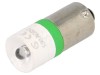 Lampă LED verde 130V BA9S