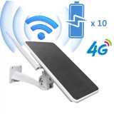 Cumpara ieftin Router portabil 4G cu incarcare solara 15W, autonomie 25000 mAh, ideal pentru camere de supraveghere sau alte dispozitive