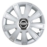 Set 4 Capace Roti, potrivite jantelor de R16, pentru Nissan, model flash cromat